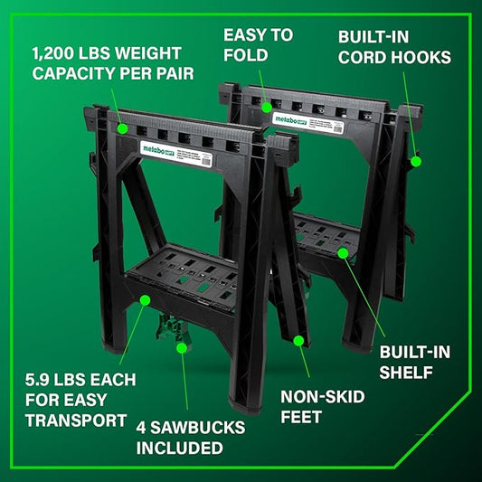 Folding Sawhorse (Pair)
