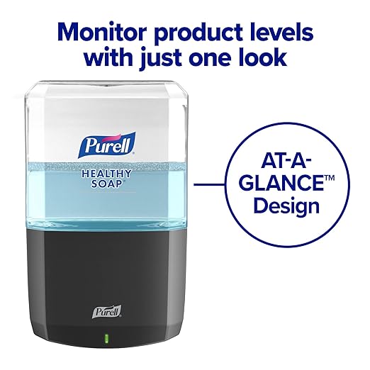 PURELL Professional HEALTHY SOAP Refill - Clean & Fresh Scent Lotion Handwash, 1200mL Refill for ES6 Dispenser (Pack of 2) - 6495-02