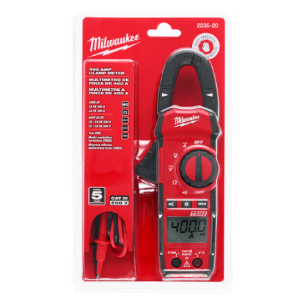 400 Amp AC Digital Clamp Meter| Milwaukee Tool