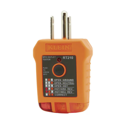 Plug-in Outlet Circuit Tester