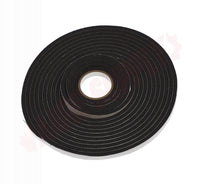 Climaloc Sponge Rubber Tape, Black, 3/16" x 3/8" x 17'