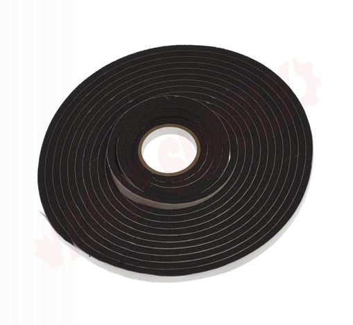 Climaloc Sponge Rubber Tape, Black, 3/16" x 3/8" x 17'