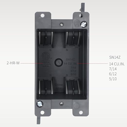 1-Gang Old-Work PVC Box