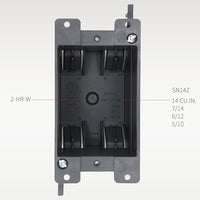 1-Gang Old-Work PVC Box