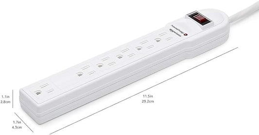 Power Bar, 6-Outlet with Surge Protection