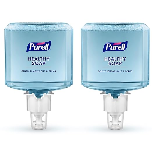 PURELL Professional HEALTHY SOAP Refill - Clean & Fresh Scent Lotion Handwash, 1200mL Refill for ES6 Dispenser (Pack of 2) - 6495-02