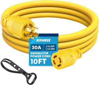 Generator Cord, 30A, 10 ft