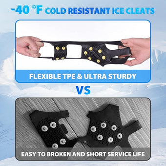 compare product Shoe Traction Ice Cleats, L
