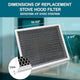 Replacement for Broan S97007696 Charcoal Filter - Nutone Range Vent Hood 10.5 x 8.75 Inches