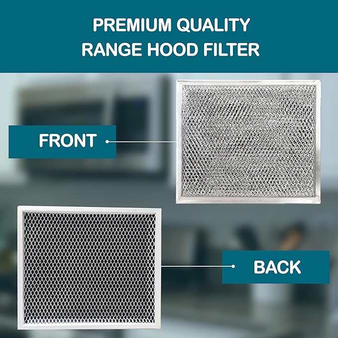 Replacement for Broan S97007696 Charcoal Filter - Nutone Range Vent Hood 10.5 x 8.75 Inches