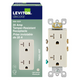 20A/125V Decora Duplex Receptacle, White (TR) | Leviton