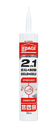 Lepage 2in1 Seal & Bond Sealant  Flexible & Water Resistant - 295 ml Cartridge