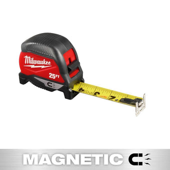 compare product Milwaukee 25ft Magnetic Tape Measure