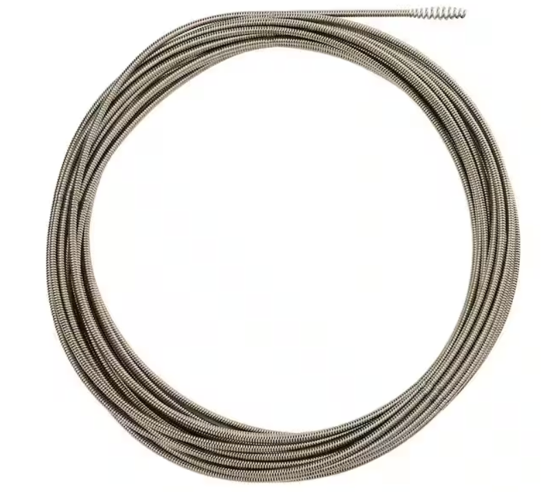 Milwaukee 5/16 in. x 75 ft. Inner Core Drop Head Cable with Rustguard. Auger cable replacement