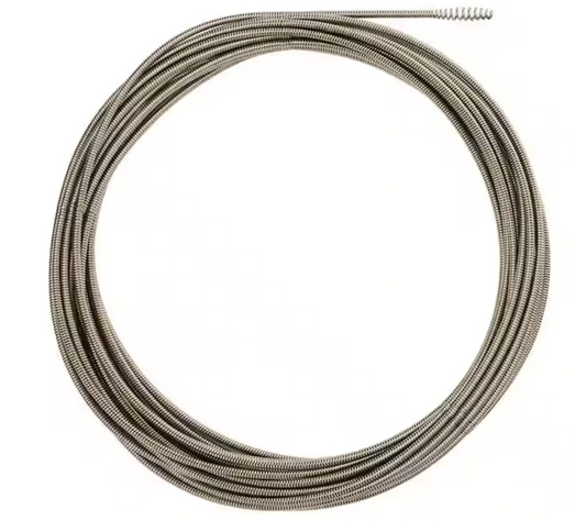Milwaukee 5/16 in. x 75 ft. Inner Core Drop Head Cable with Rustguard. Auger cable replacement