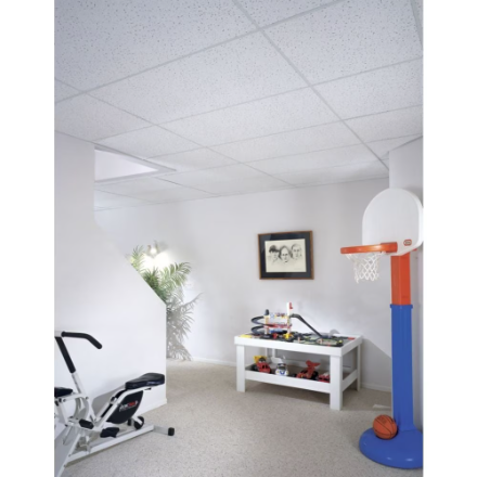 Ceilings 2 ft. x 4 ft. Radar Basic 2310 Lay-in Ceiling Tile (Sold by Case - Pack of 8)