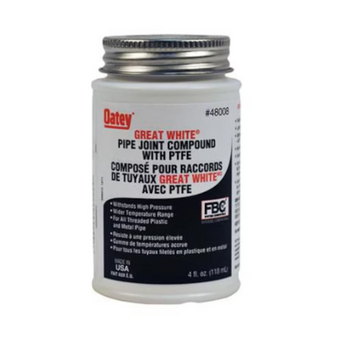 compare product Oatey 4 Oz White Pipe Joint Compound