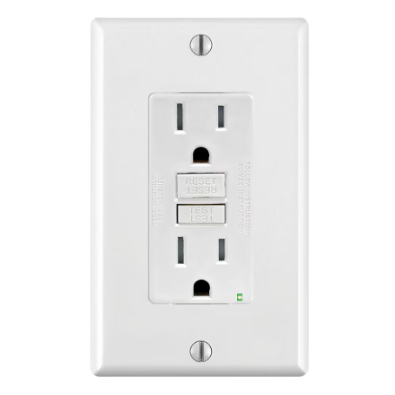 20A/125V GFCI Receptacle, Tamper-Resistant, White | Leviton