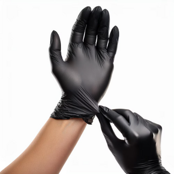 compare product Nitrile Gloves, 5 mil (100/box)